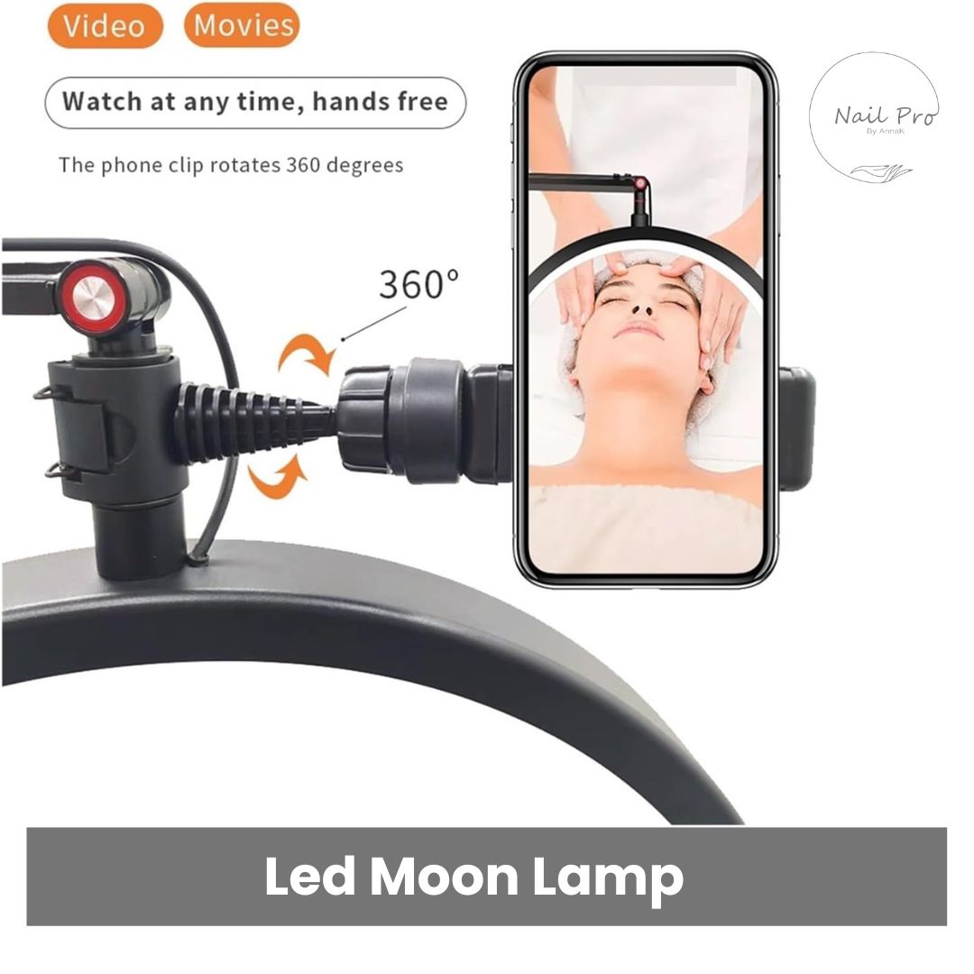 Moon led light (table lamp)Black