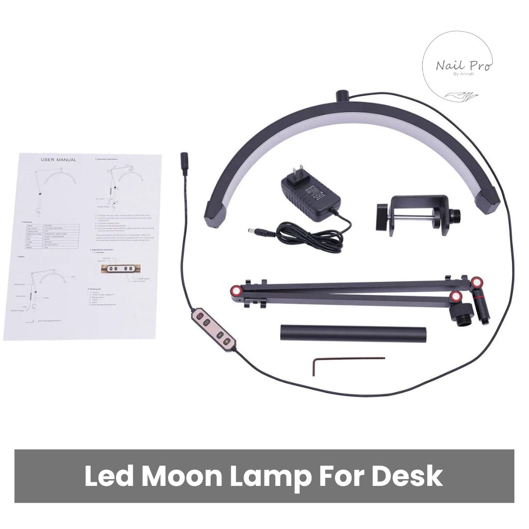 Moon led light (table lamp)Black