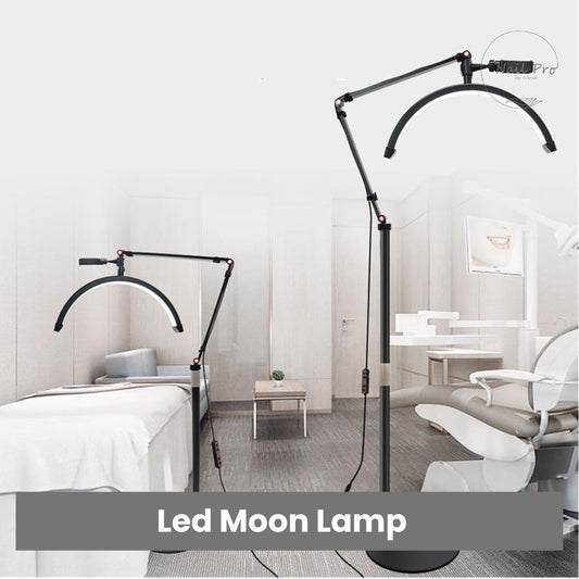 Moon Led Lamp ( floor lamp) Black