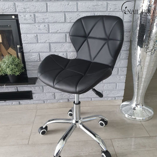 Adjustable Leather Chair Black