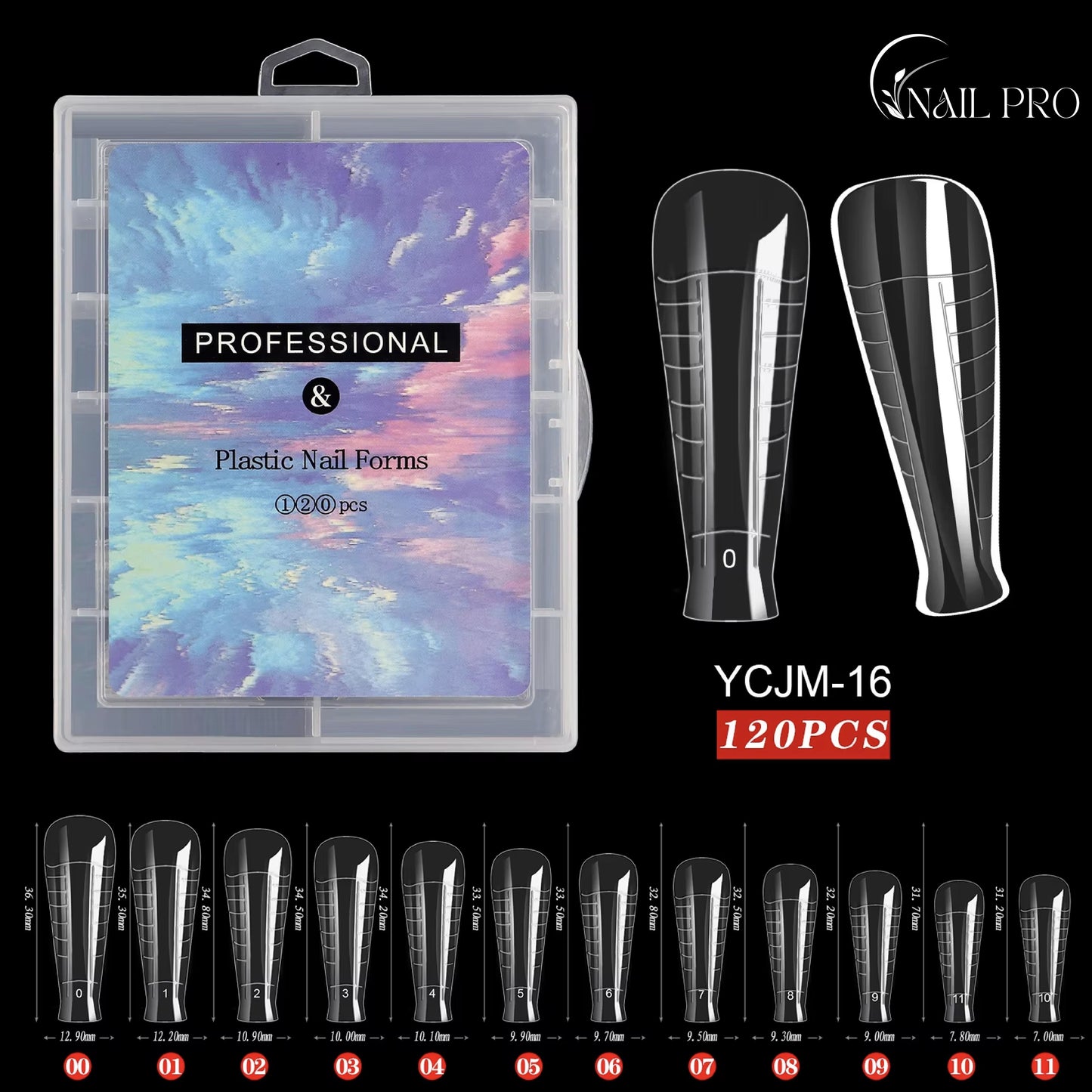 Polygel Tips YCJM-16