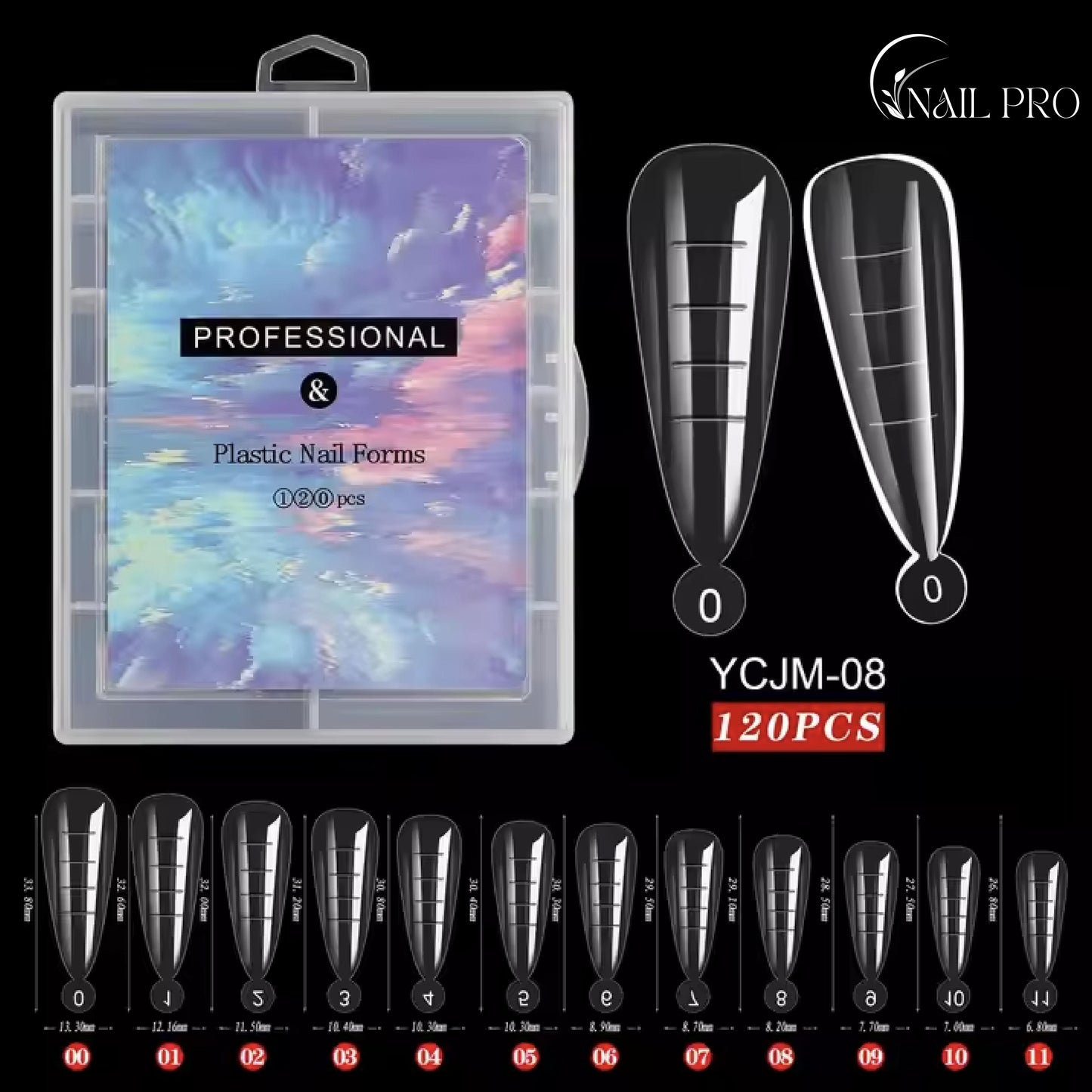 Polygel Tips YCJM-08