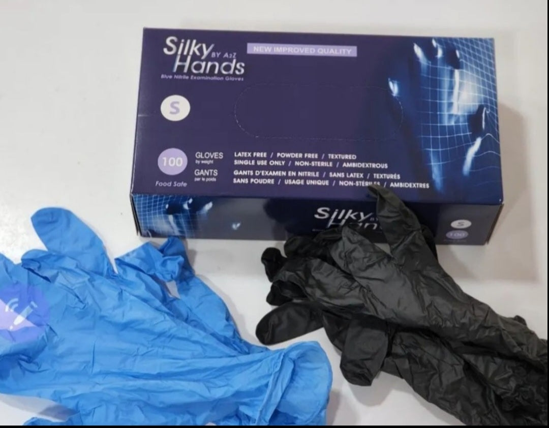 Disposable Black Gloves (Size M)