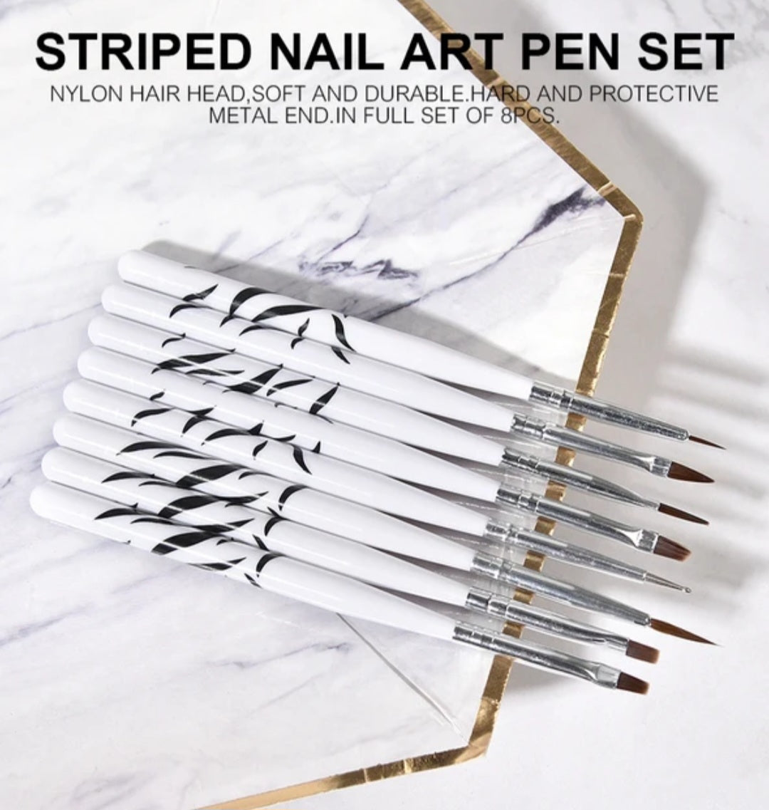 Brush Nail Art(set of 8)