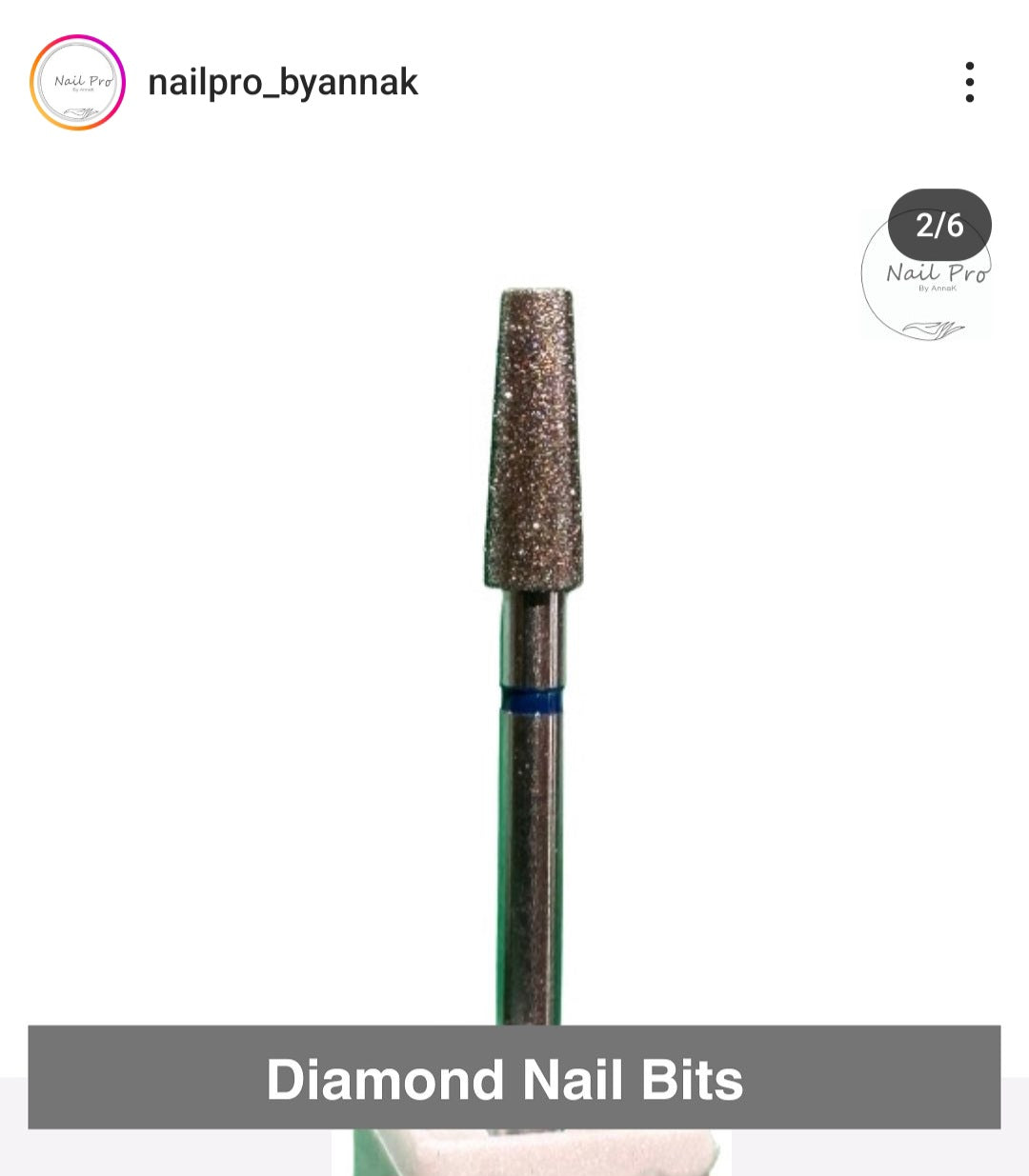 Diamond nail bits