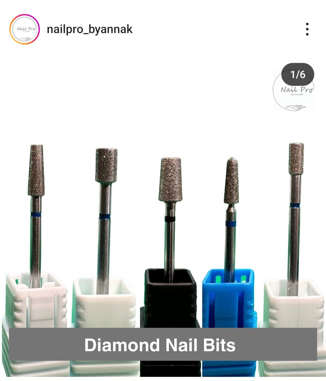 Diamond nail bits