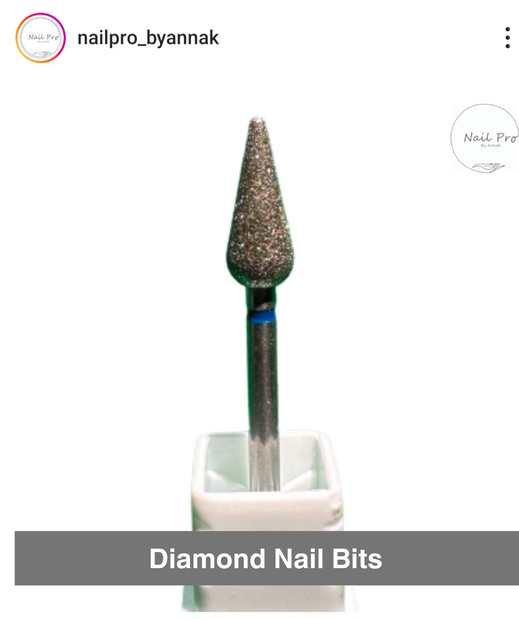 Diamond nail bits