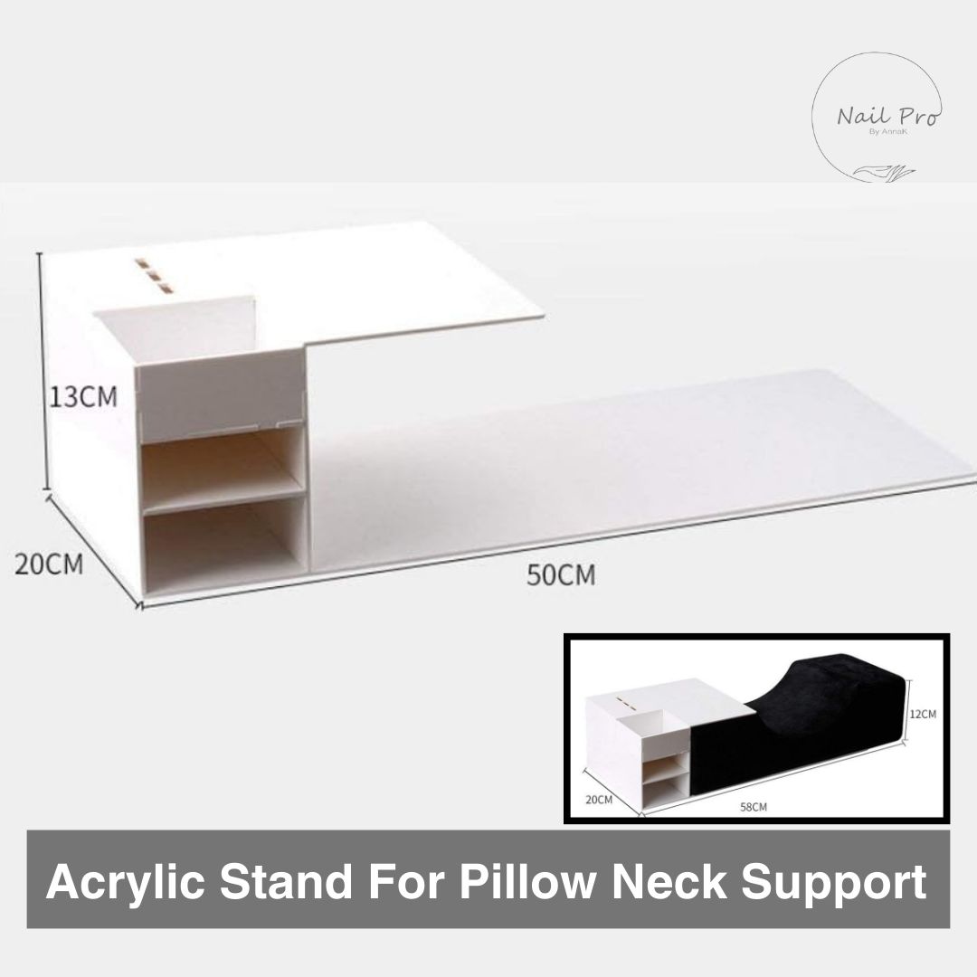 Acrylic pillow stand for eyelashes