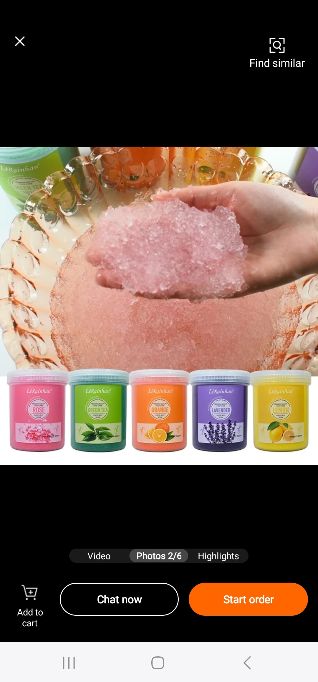 Crystal Gelly Spa (Green Tea) 600gr