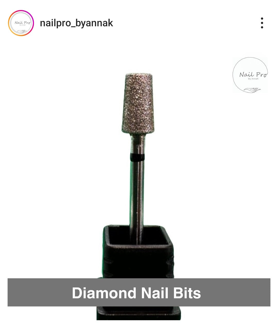 Diamond nail bits